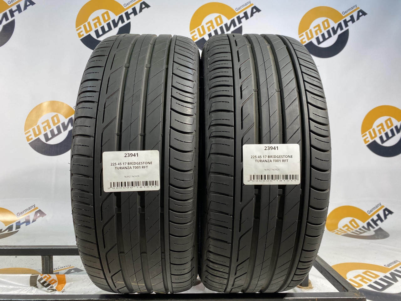225 45 17 BRIDGESTONE TURANZA T001 RFT