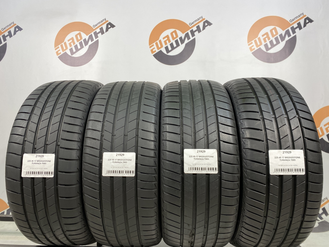 225 45 17 BRIDGESTONE TURANZA T005