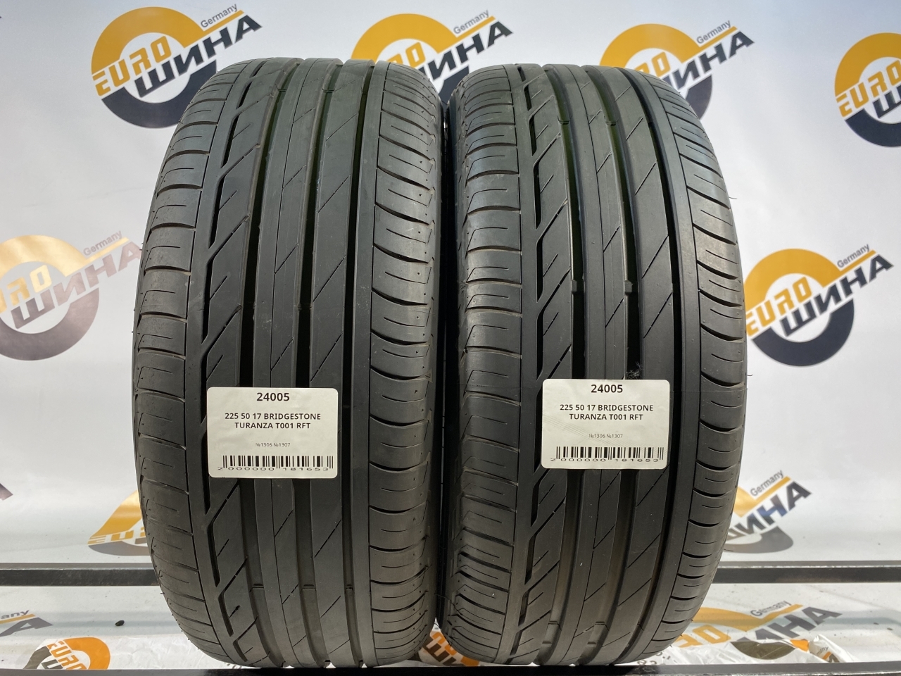 225 50 17 BRIDGESTONE TURANZA T001 RFT