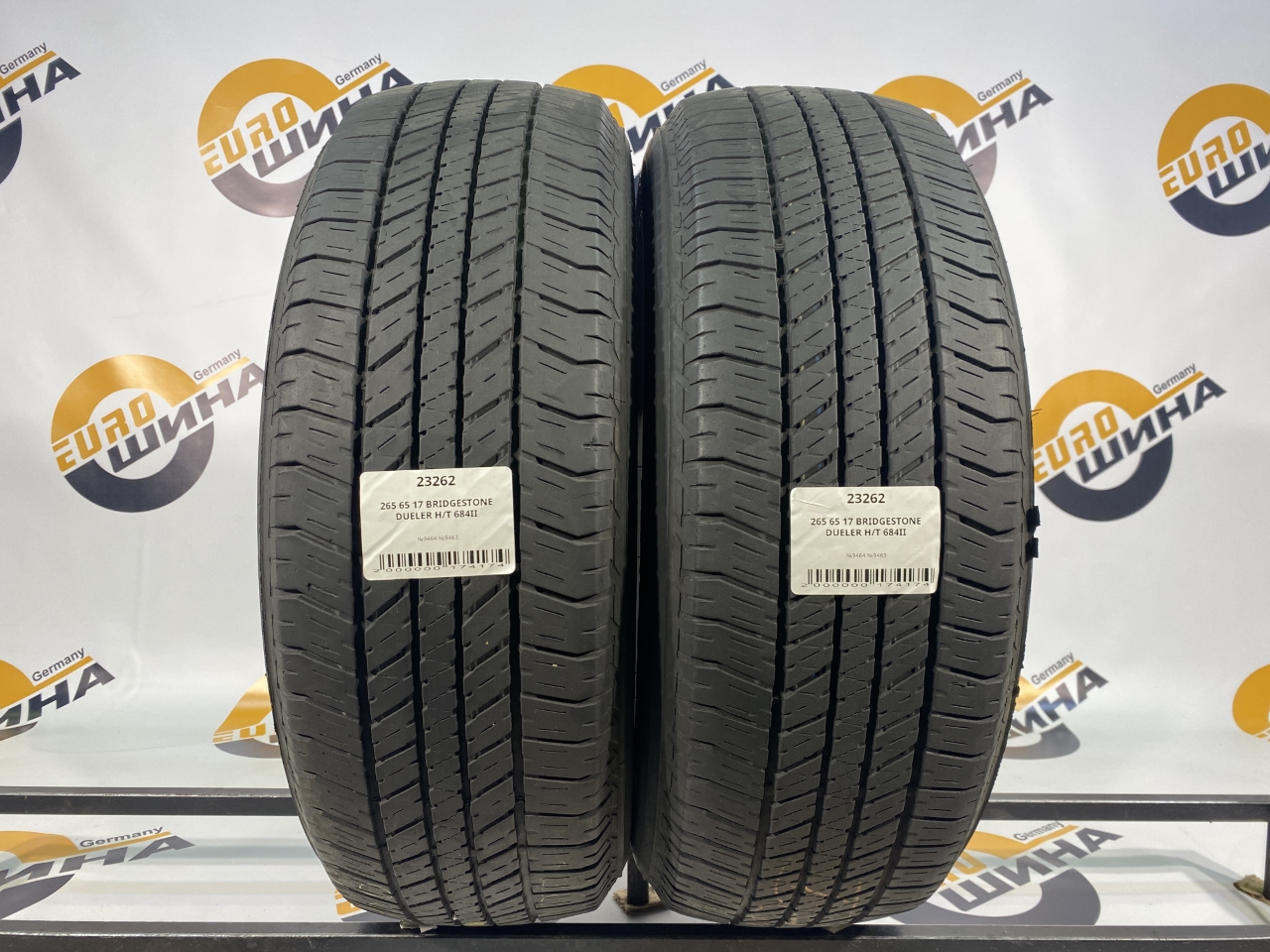 265 65 17 BRIDGESTONE DUELER H/T 684II