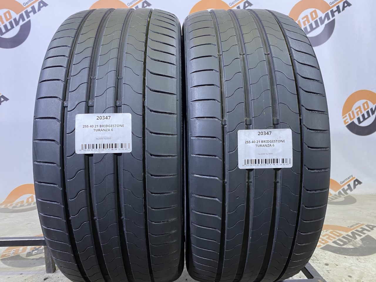 255 40 21 BRIDGESTONE TURANZA 6