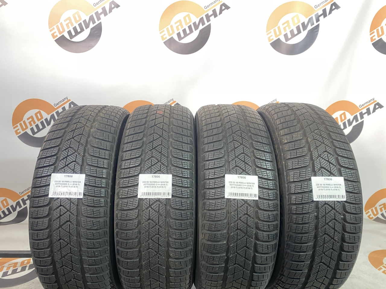 225 55 18 PIRELLI WINTER SOTTOZERO 3