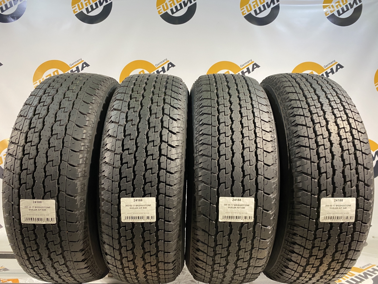 265 65 17 BRIDGESTONE DUELER H/T 840