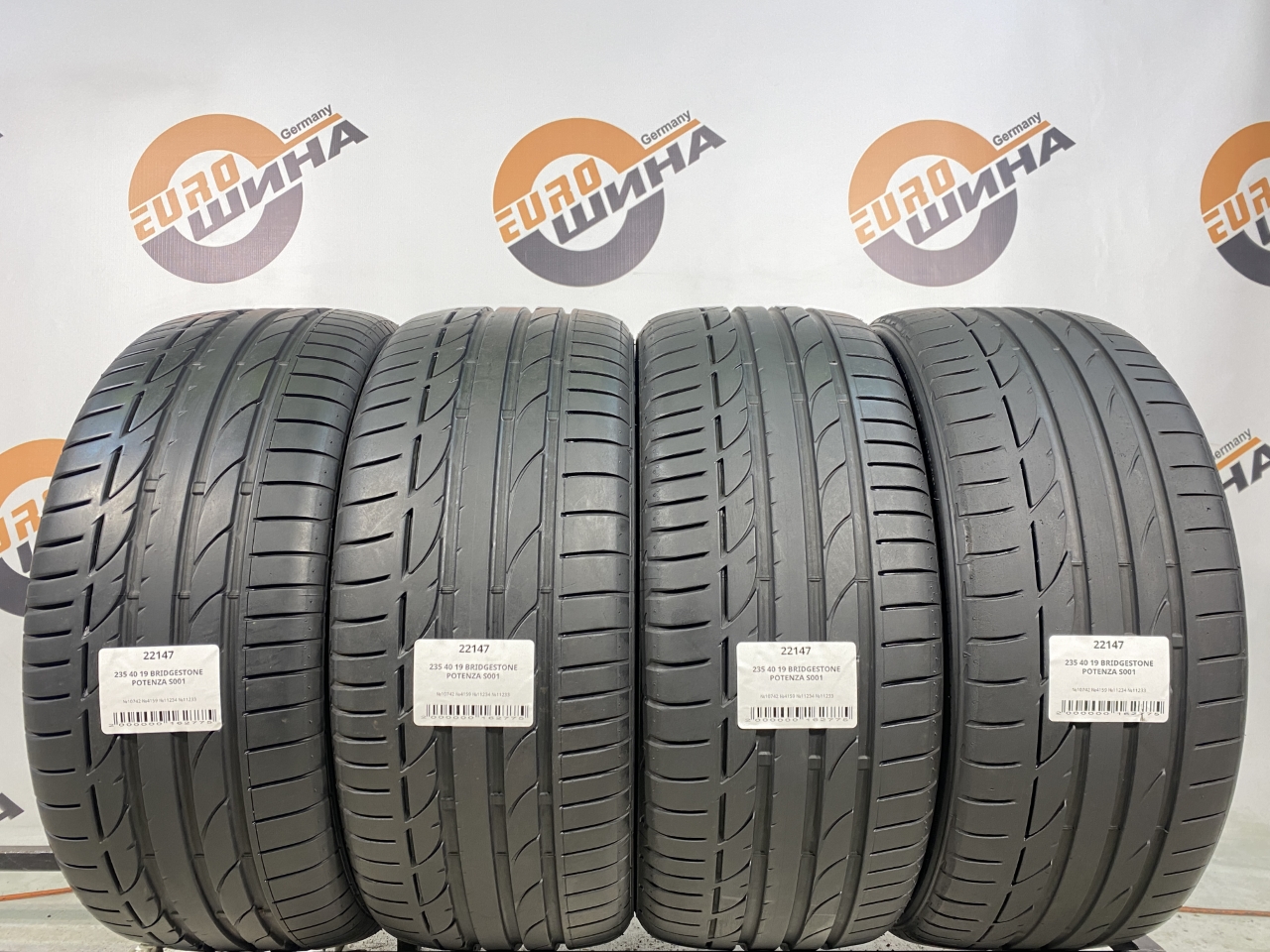 235 40 19 BRIDGESTONE POTENZA S001