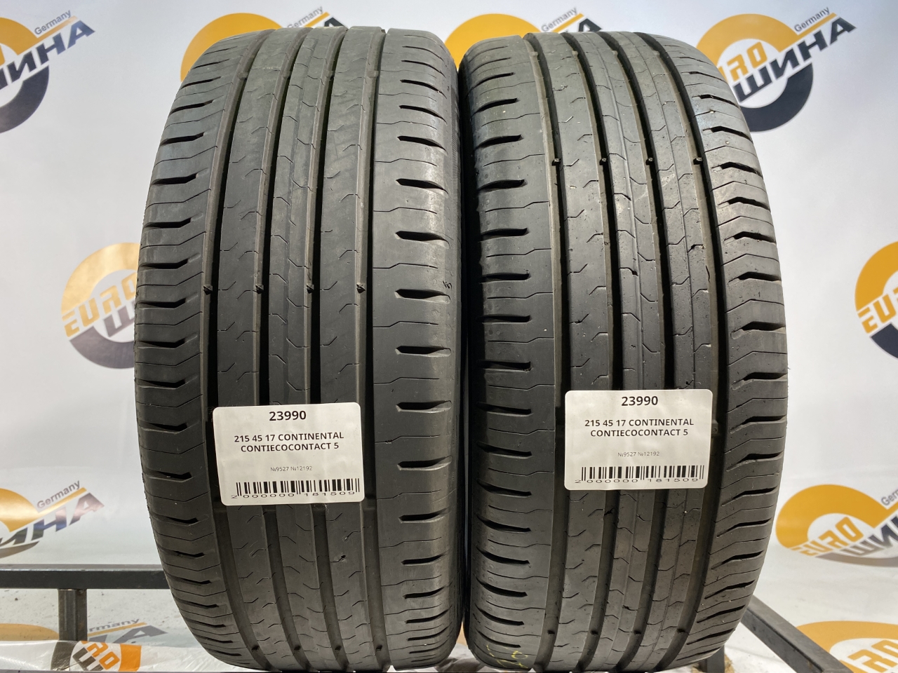 215 45 17 CONTINENTAL CONTIECOCONTACT 5