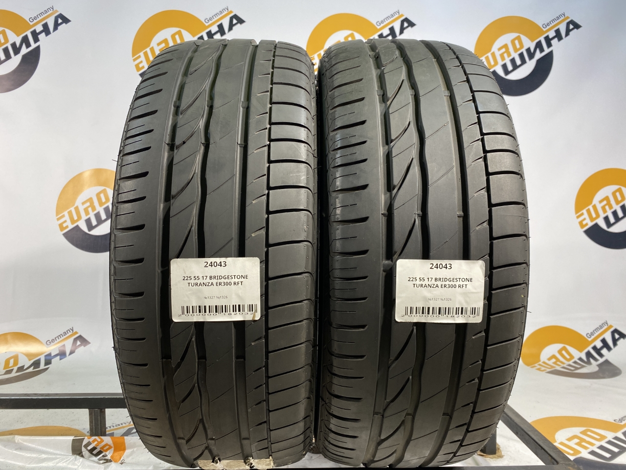 225 55 17 BRIDGESTONE TURANZA ER300 RFT