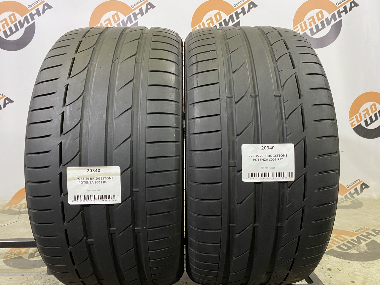 275 35 20 BRIDGESTONE POTENZA S001 RFT