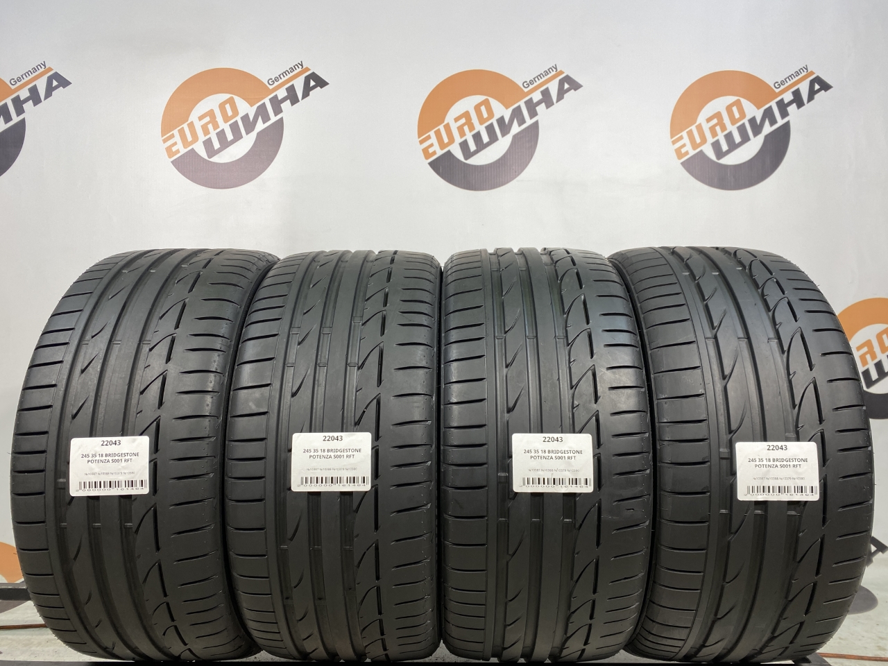 245 35 18 BRIDGESTONE POTENZA S001 RFT