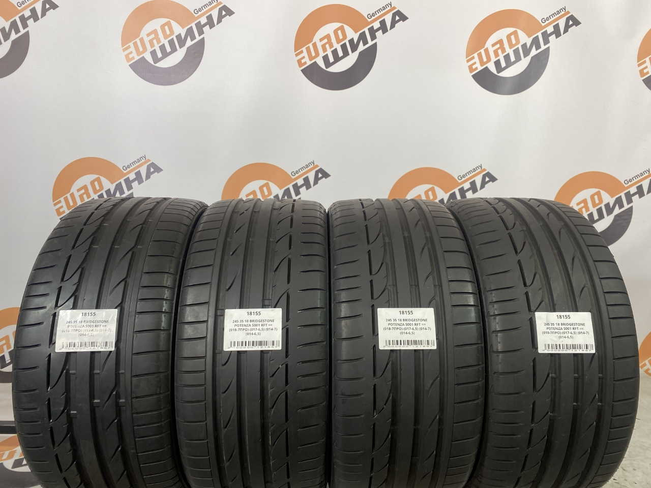 245 35 18 BRIDGESTONE POTENZA S001 RFT