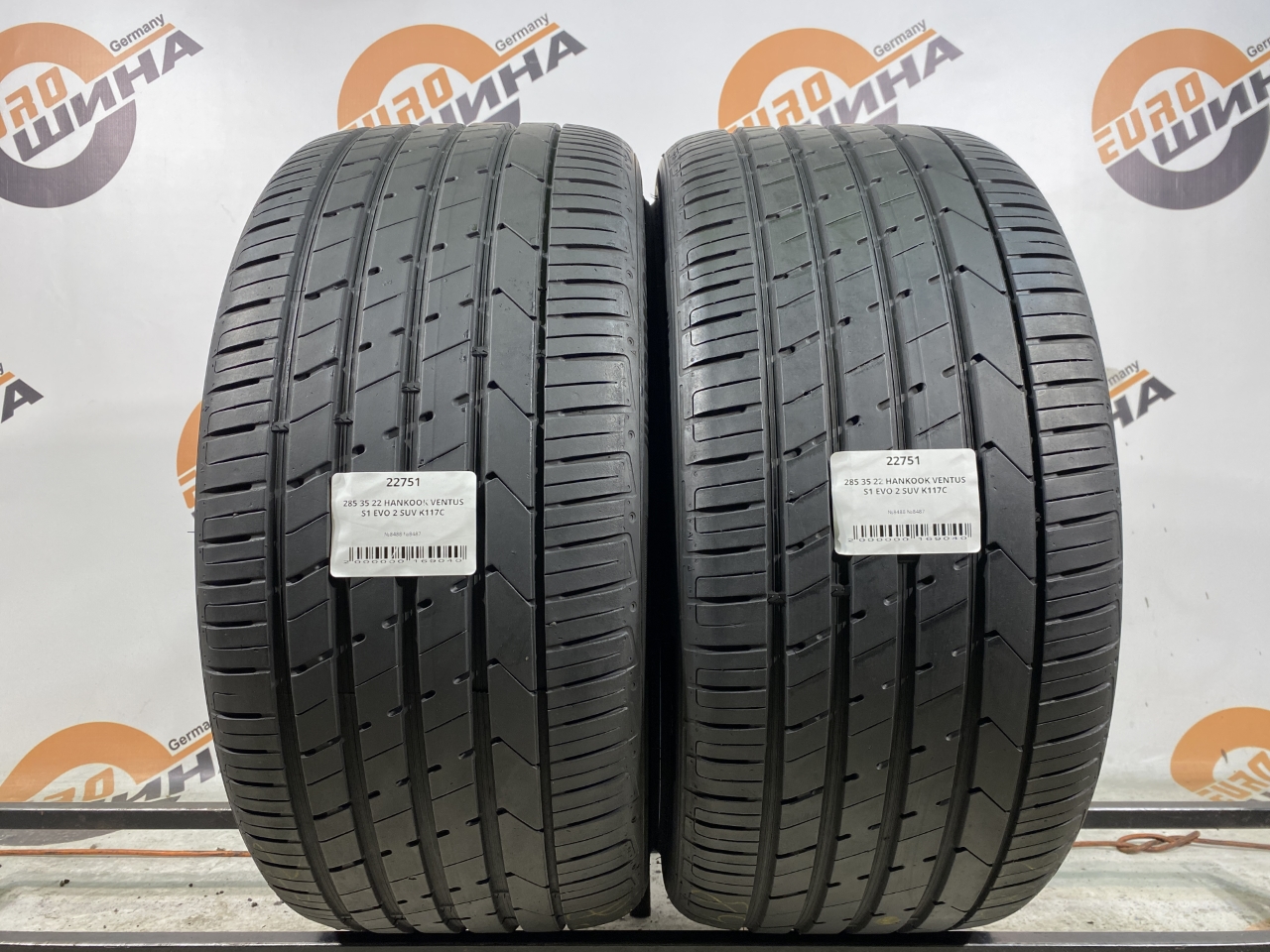 285 35 22 HANKOOK VENTUS S1 EVO 2 SUV K117C
