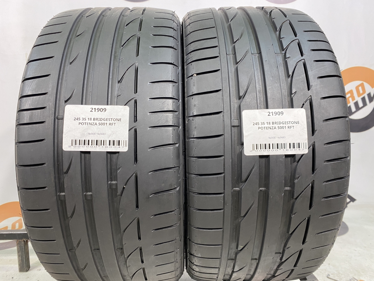 245 35 18 BRIDGESTONE POTENZA S001 RFT