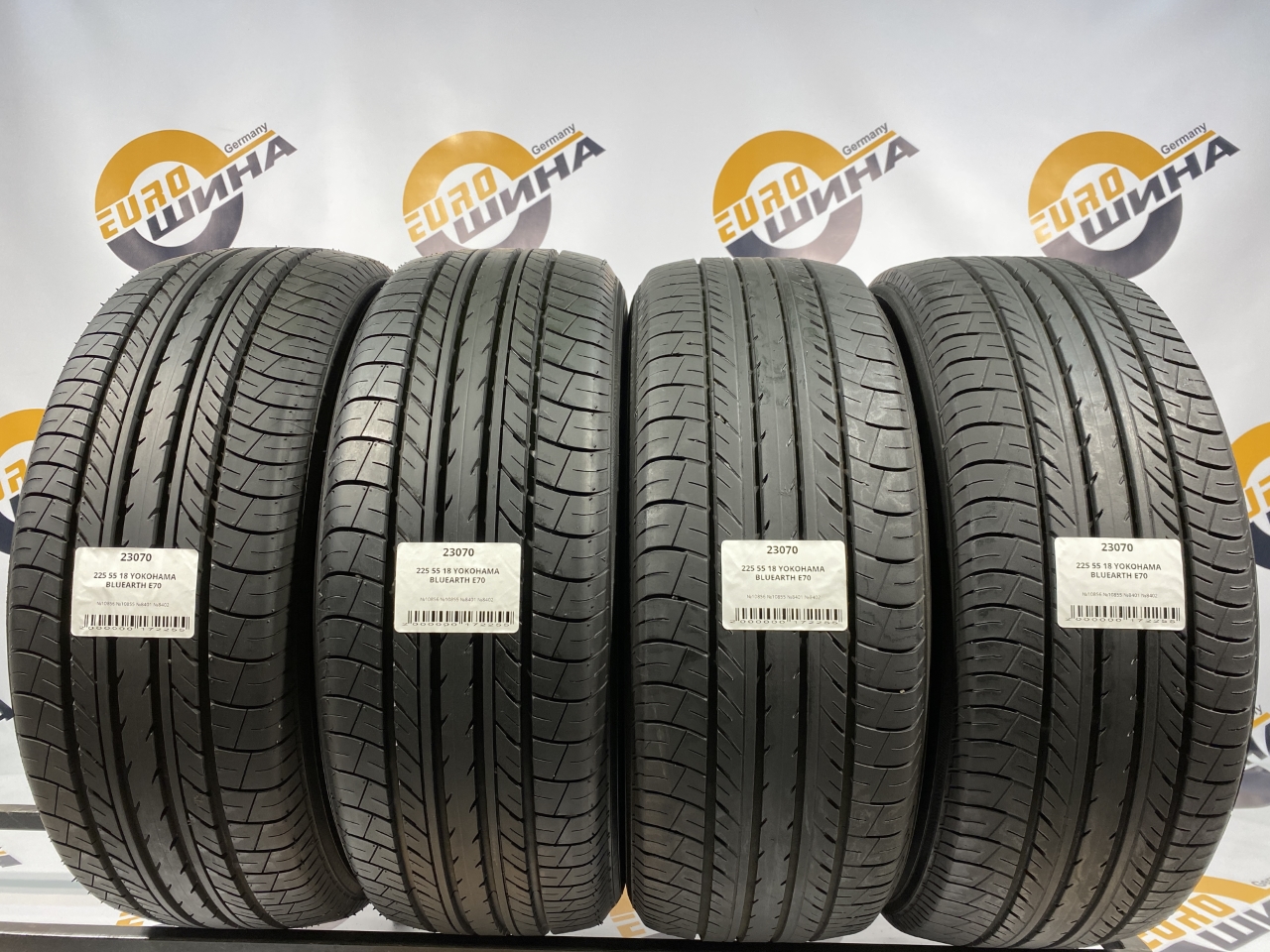 225 55 18 YOKOHAMA BLUEARTH E70