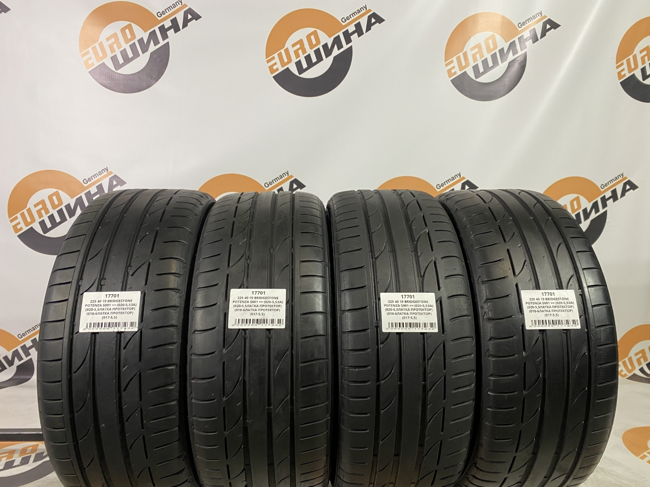 225 40 19 BRIDGESTONE POTENZA S001