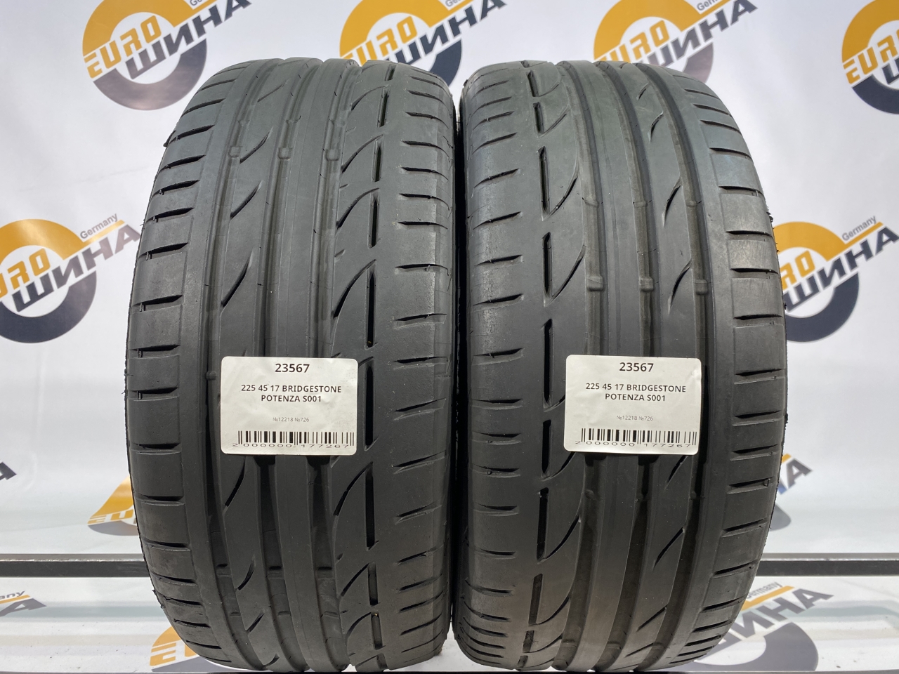 225 45 17 BRIDGESTONE POTENZA S001