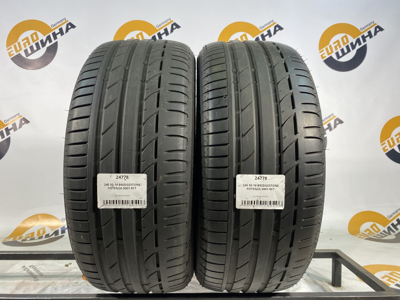 245 50 18 BRIDGESTONE POTENZA S001 RFT