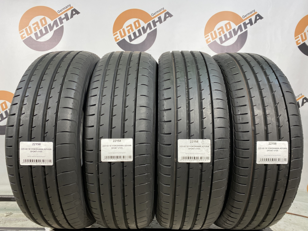 225 60 18 YOKOHAMA ADVAN SPORT V105