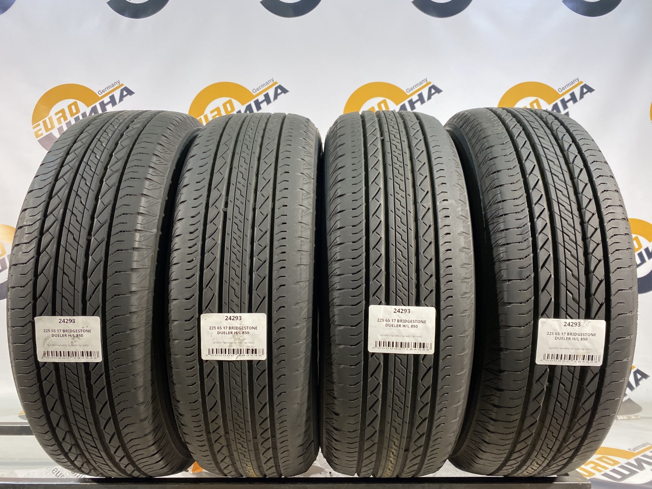 225 65 17 BRIDGESTONE DUELER H/L 850