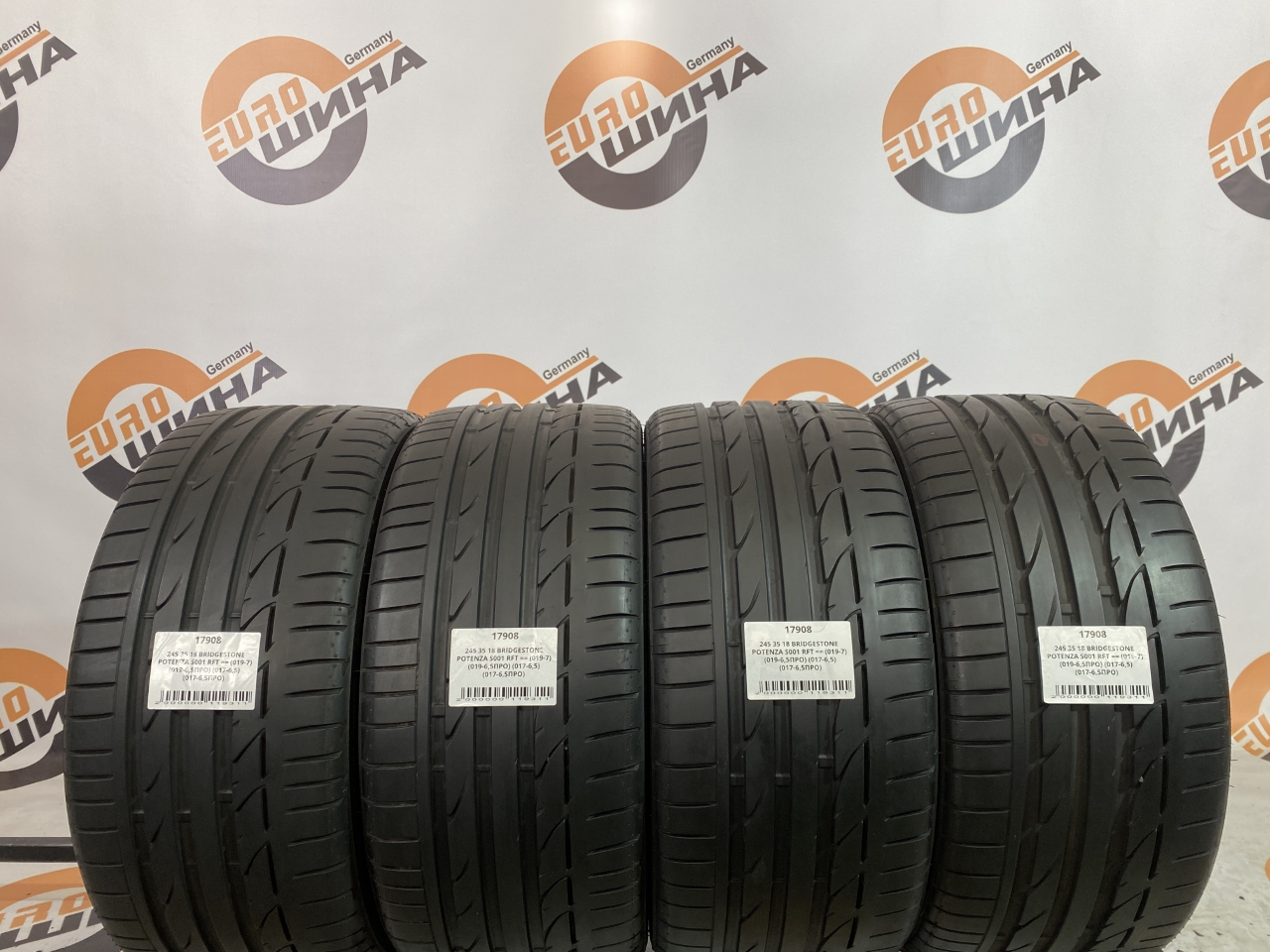 245 35 18 BRIDGESTONE POTENZA S001 RFT