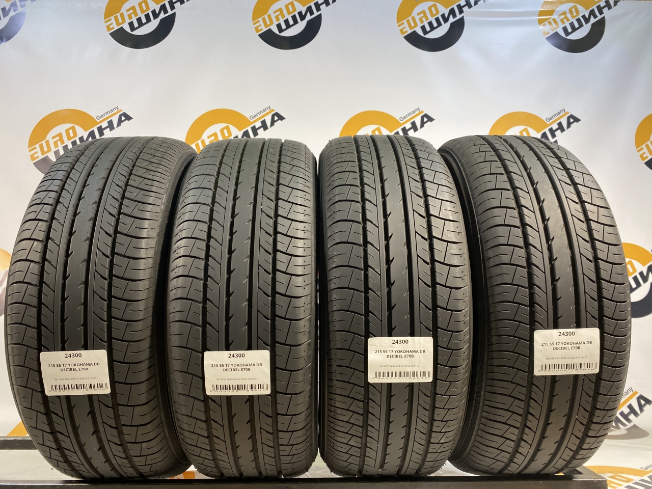 215 55 17 YOKOHAMA DB DECIBEL E70B