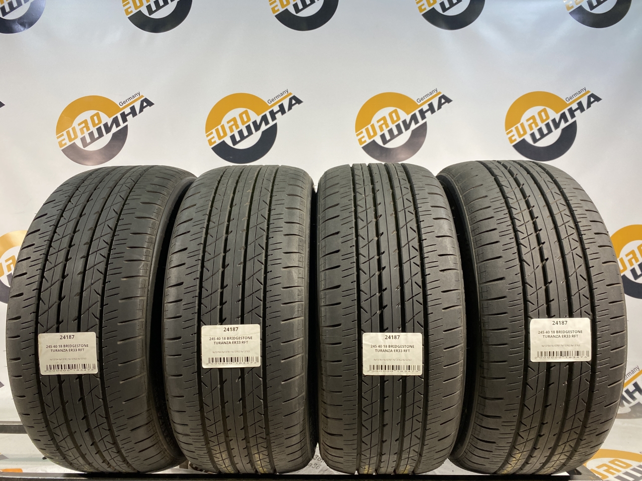 245 40 18 BRIDGESTONE TURANZA ER33 RFT