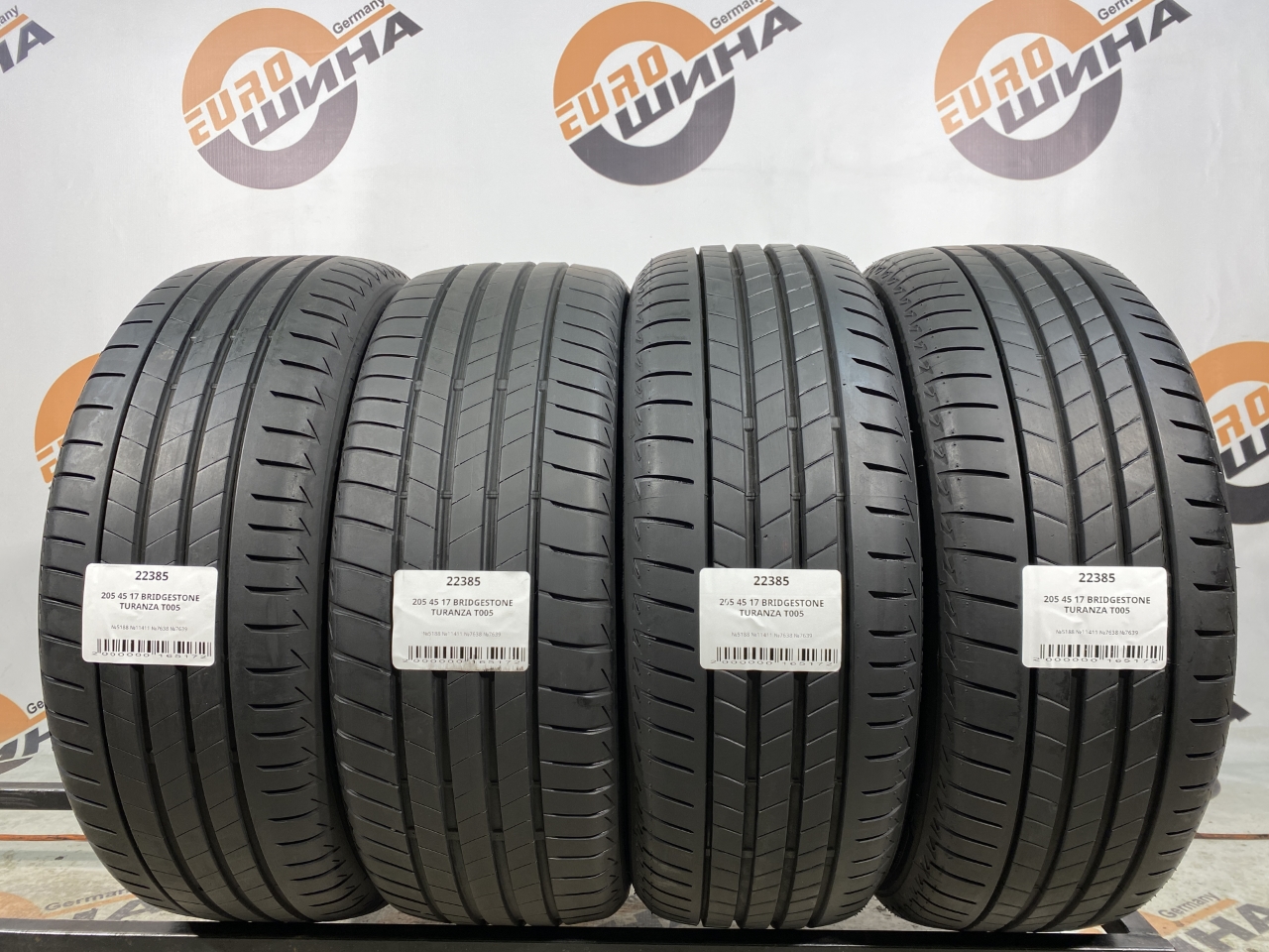205 45 17 BRIDGESTONE TURANZA T005