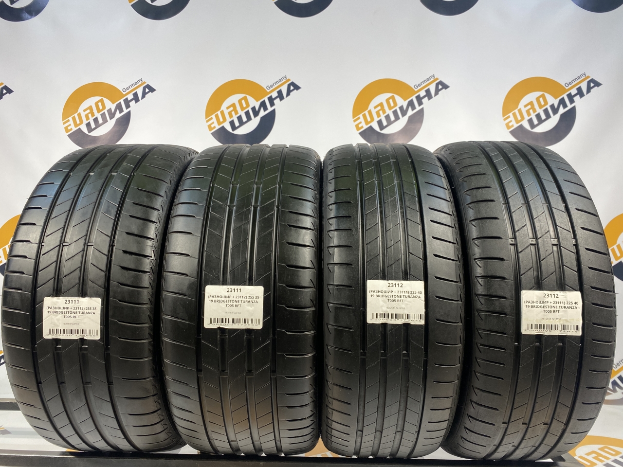 (РАЗНОШИР + 23112) 255 35 19 BRIDGESTONE TURANZA T005 RFT