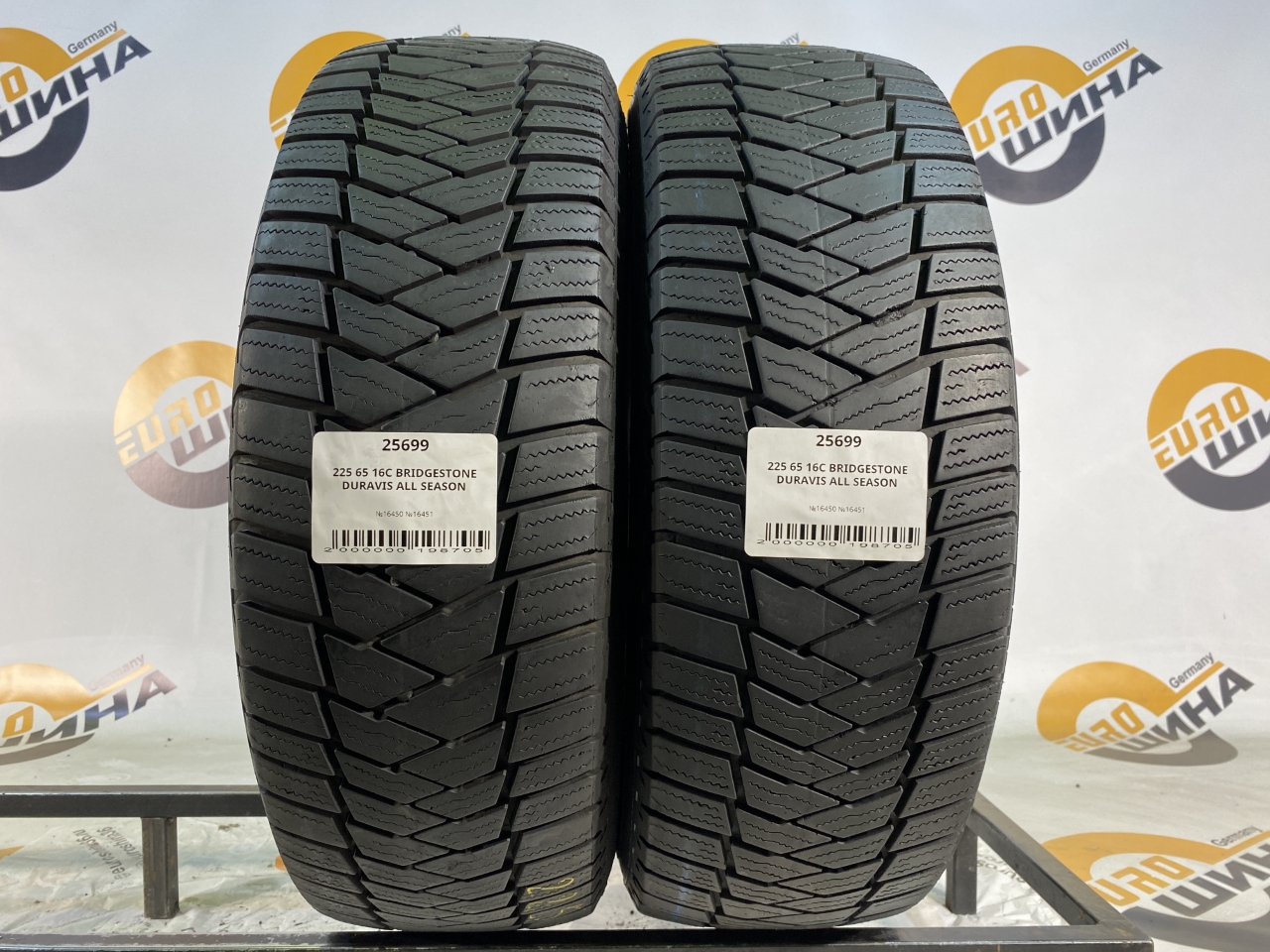 225 65 16C BRIDGESTONE DURAVIS ALL SEASON