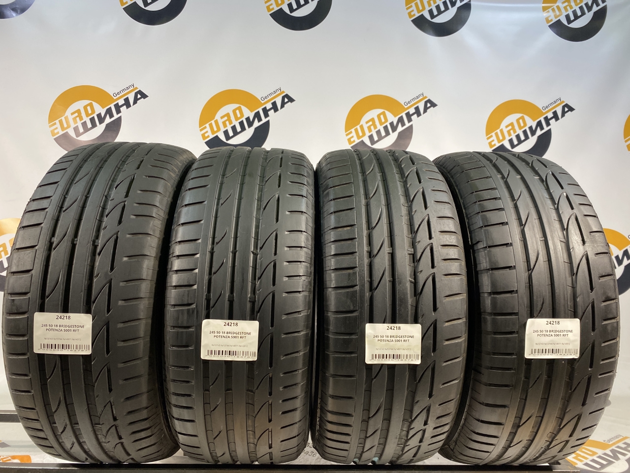 245 50 18 BRIDGESTONE POTENZA S001 RFT