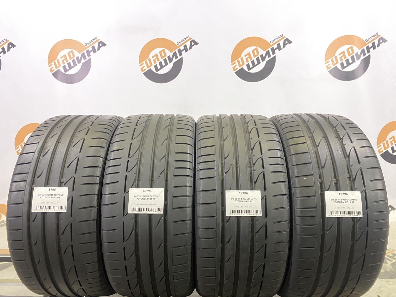 245 35 18 BRIDGESTONE POTENZA S001 RFT