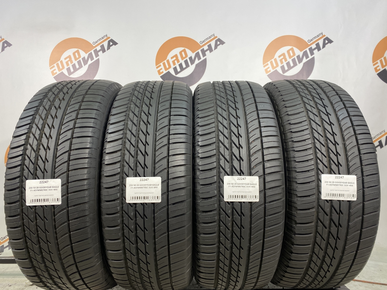 255 50 20 GOODYEAR EAGLE F1 ASYMMETRIC SUV 4X4