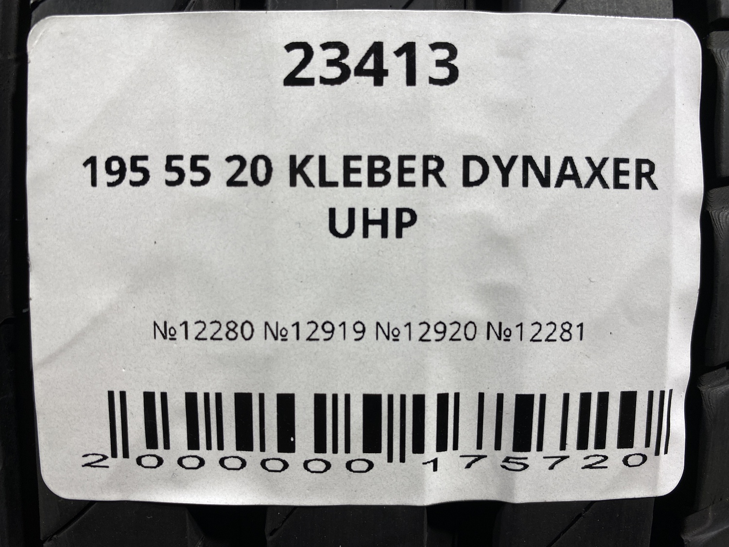 195 55 20 KLEBER DYNAXER UHP