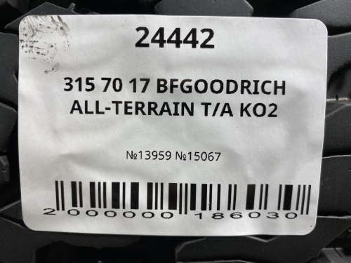 315 70 17 BFGOODRICH ALL-TERRAIN T/A KO2