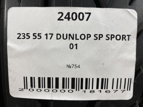 235 55 17 DUNLOP SP SPORT 01