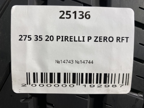 275 35 20 PIRELLI P ZERO RFT
