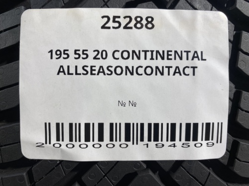195 55 20 CONTINENTAL ALLSEASONCONTACT