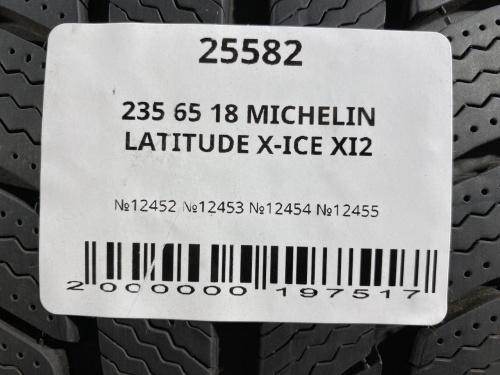 235 65 18 MICHELIN LATITUDE X-ICE XI2