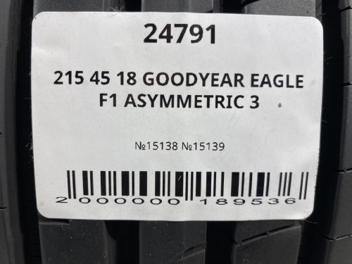 215 45 18 GOODYEAR EAGLE F1 ASYMMETRIC 3