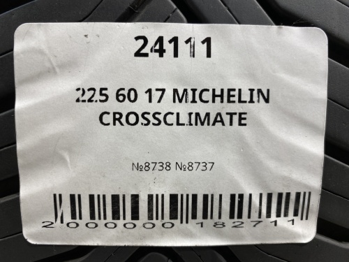 225 60 17 MICHELIN CROSSCLIMATE