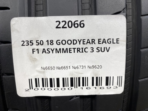 235 50 18 GOODYEAR EAGLE F1 ASYMMETRIC 3 SUV