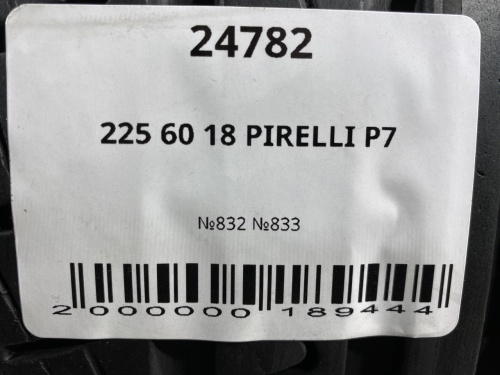 225 60 18 PIRELLI P7