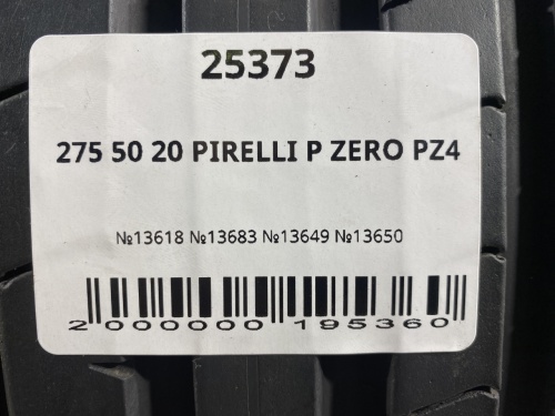 275 50 20 PIRELLI P ZERO PZ4