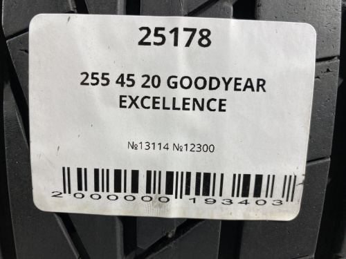 255 45 20 GOODYEAR EXCELLENCE