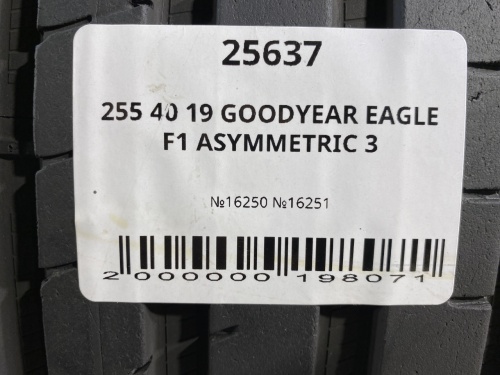 255 40 19 GOODYEAR EAGLE F1 ASYMMETRIC 3