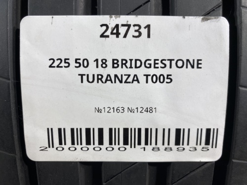 225 50 18 BRIDGESTONE TURANZA T005