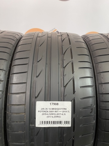 245 35 18 BRIDGESTONE POTENZA S001 RFT