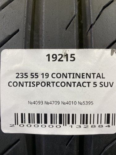 235 55 19 CONTINENTAL CONTISPORTCONTACT 5 SUV