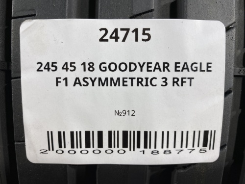 245 45 18 GOODYEAR EAGLE F1 ASYMMETRIC 3 RFT