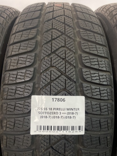225 55 18 PIRELLI WINTER SOTTOZERO 3