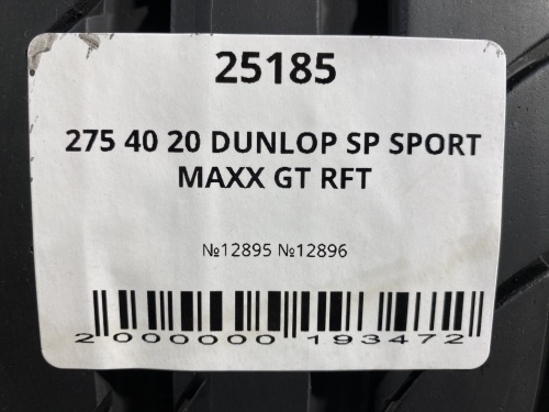 275 40 20 DUNLOP SP SPORT MAXX GT RFT