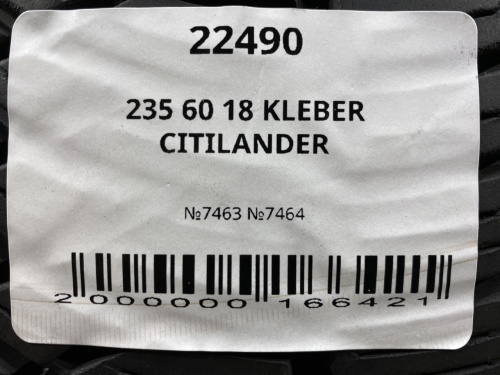 235 60 18 KLEBER CITILANDER